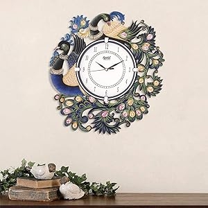 circadian peacock wall clock