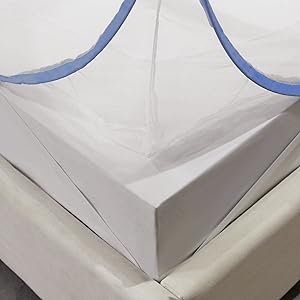 mosquito net double queen king size bed 6X6.5 7X7 best mosquito net in india for home machhardani