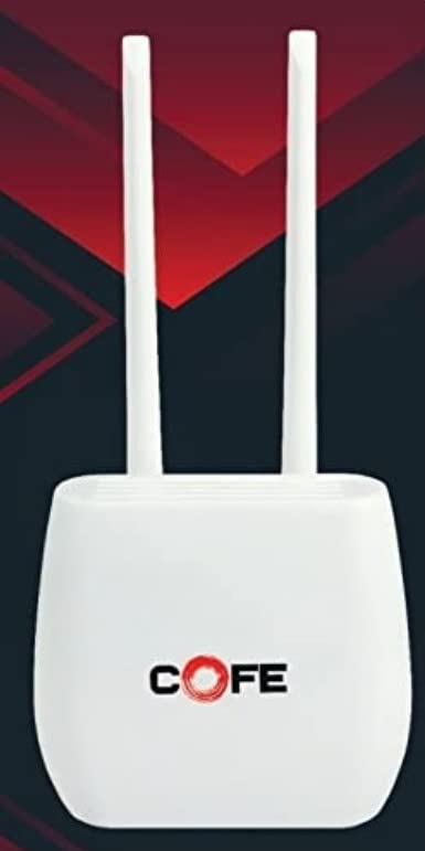 COFE 300Mbps 4G/5G Micro SIM Support WiFi Router, No Configuration Required | 2 Antenna Dual Band - 512MB RAM - CF- 4G 502