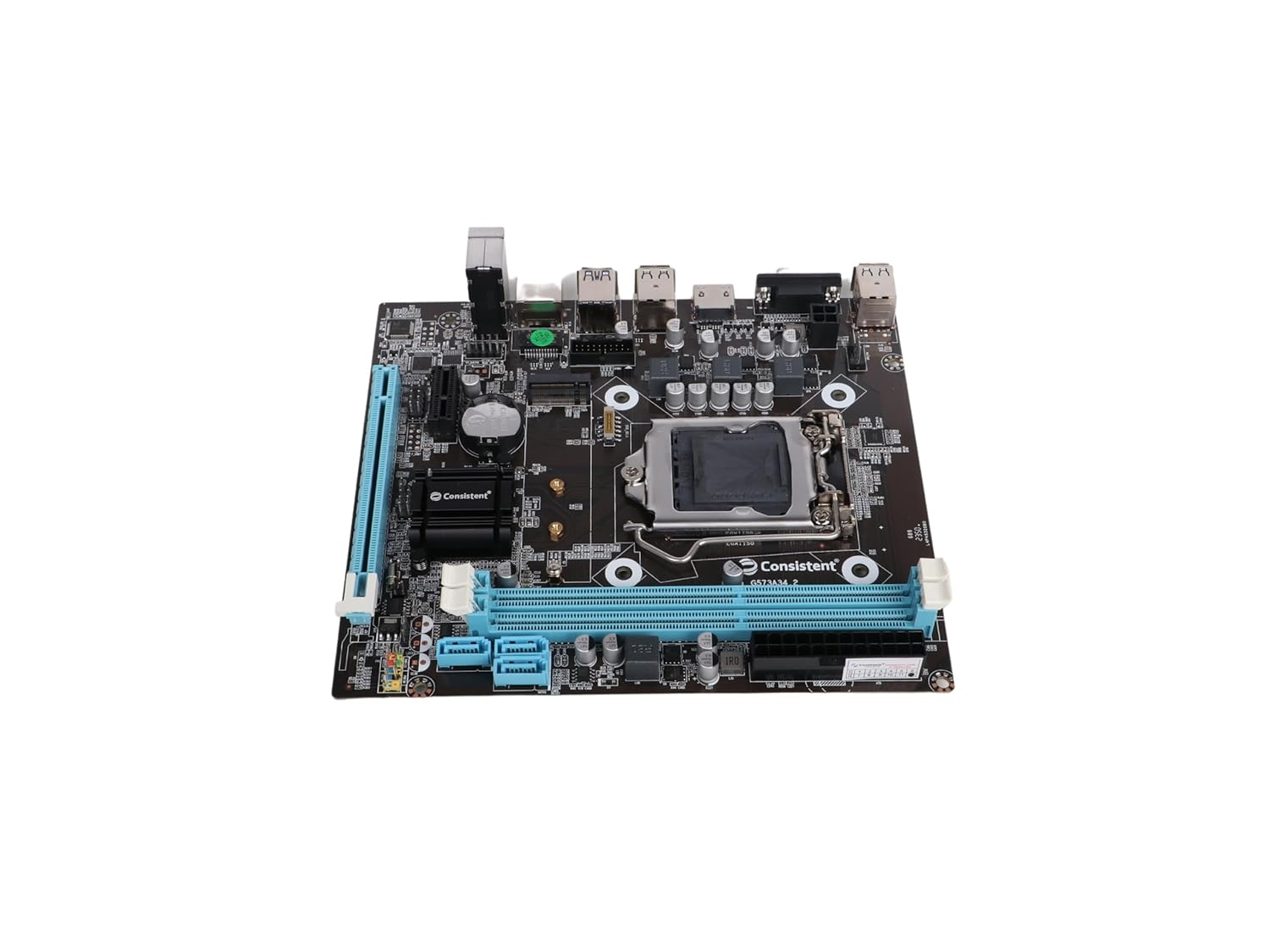 Consistent H-81 Motherboard 4th Gen i3, i5, i7, DDR3 Slots for RAM | GMA 950 Graphic Card, Motherboard | Sound Card, SATA 2&3, 3Y Warranty
