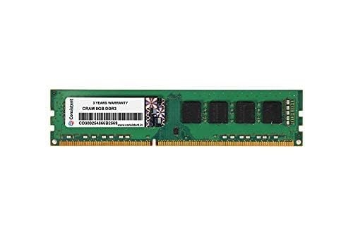 Consistent 8GB DDR3 1600MHz Desktop RAM (Memory) U-DIMM | Long-DIMM | DT PC3-1600 Single Channel Memory with 3 Years Manufacturer Warranty (Made in India)