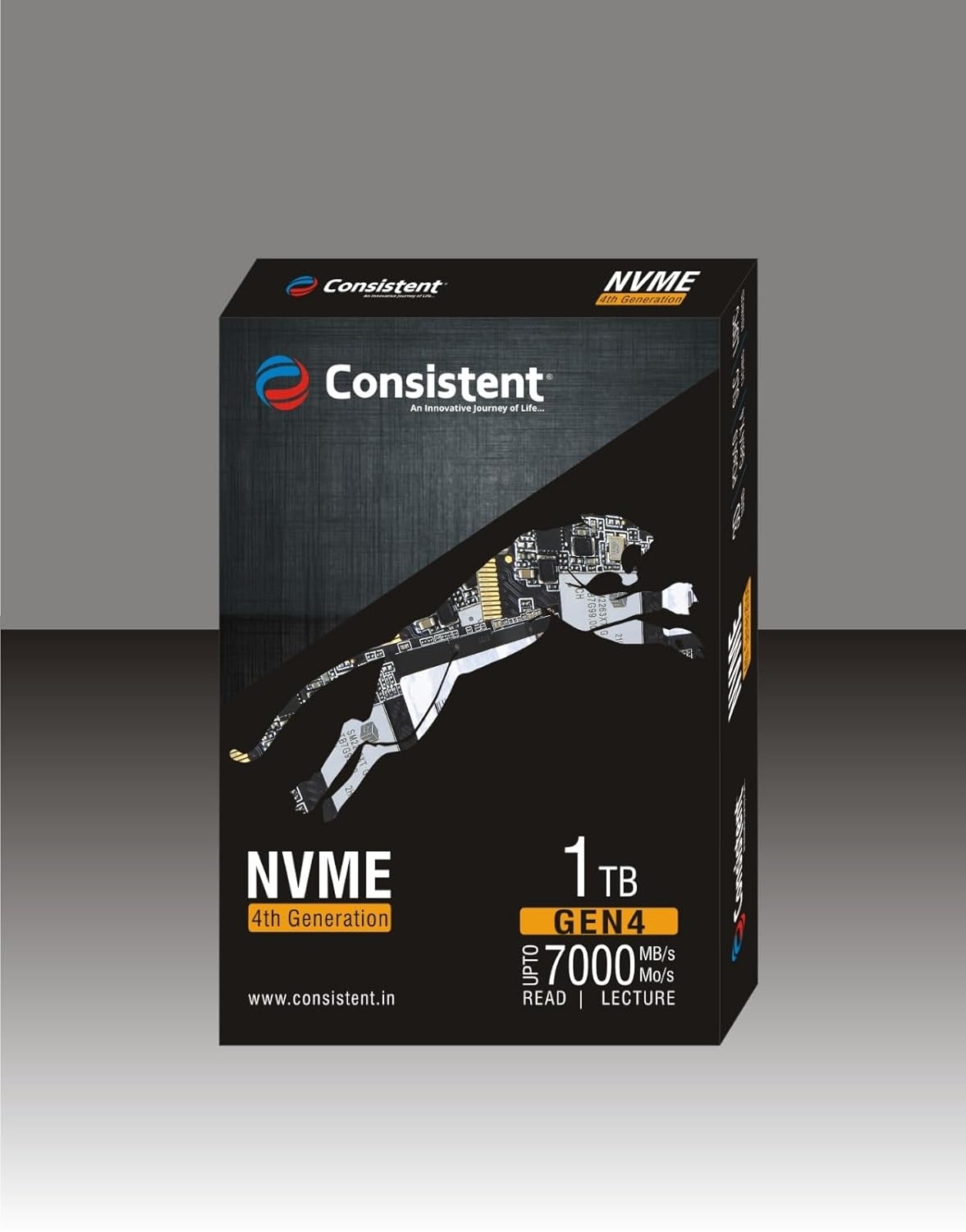Consistent 1TB SSD 7,000 MB/s PCIe 4.0 NVMe (2280) Internal Solid State Drive (SSD) (CTNVMe0014G)