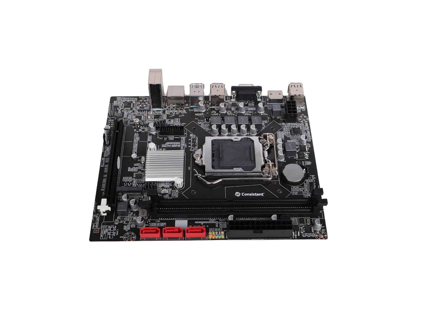 Consistent H-110 Motherboard 6th,7th Gen i3, i5, i7, DDR4 Slots for RAM | GMA 950 Graphic Card, Motherboard | Sound Card, SATA 2&3, 3Y Warranty