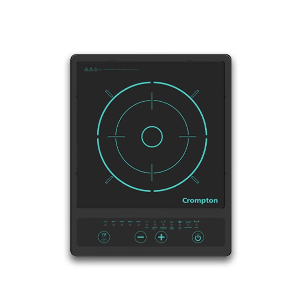 Crompton Instaserve 1500 W Induction Cooktop New with Tactile Push Buttons | 7 One touch Cook | Overvoltage Protection