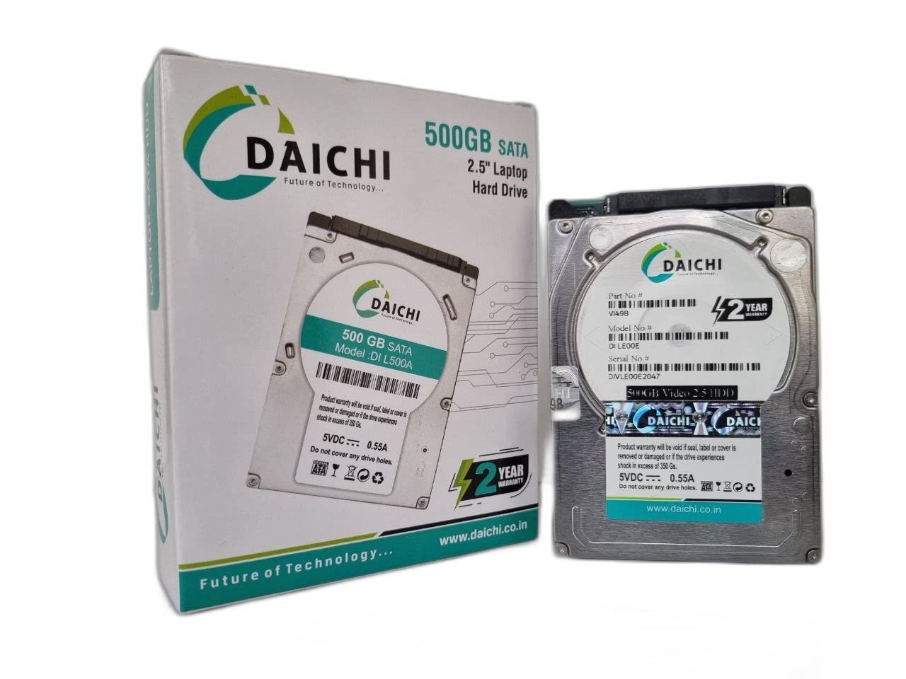DAICHI 500GB sata 2.5 Laptop Hard Drive with 2 Year Warranty…