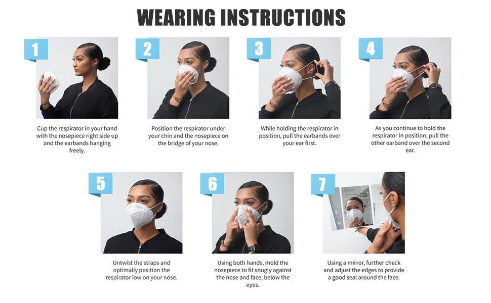 Anti Air Pollution Face Mask With 5 Layer Filter For Men Women