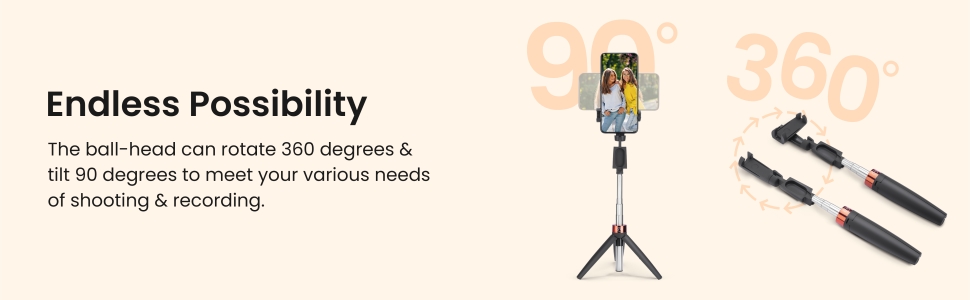 digitek selfie stick with tripod stand, selfie stick with wireless remote, mobile stand, tripod base