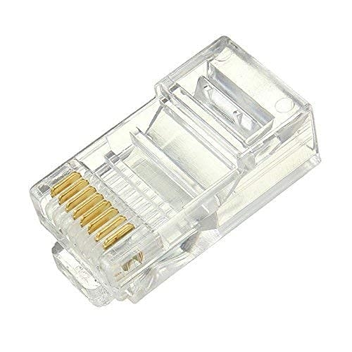 D-Link Cat 5 Rj 45 Cable Connector - Pack Of 100 Pieces, White