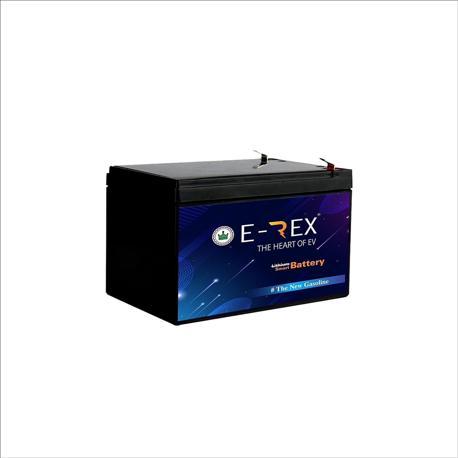 E-Rex 12V 12Ah Rechargeable Lithium Battery | LiFePo4 Cells with BMS for Inverter, Camera, Agriculture & Industrial uses