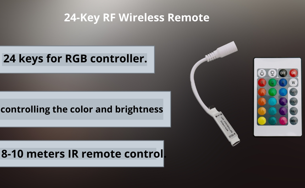 rf controller rf control remote wireless led controller rgb controller optic dc rgb controller box