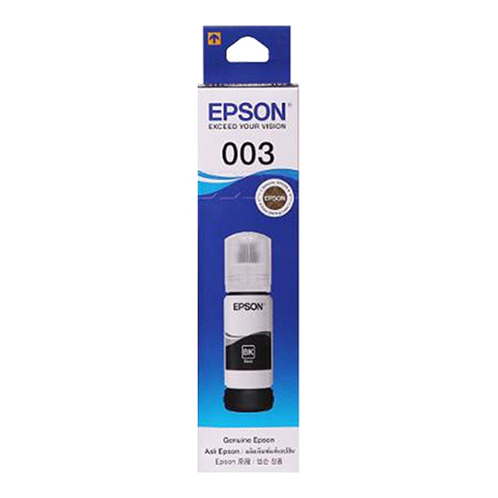 Epson 003 65 ml for EcoTank L1110/L3100/L3101/L3110/L3115/L3116/L3150/L3151/L3152/L3156/L5190 Black Ink Bottle
