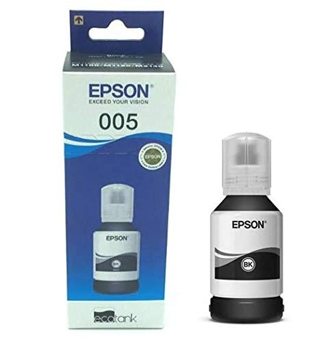Epson 005 120 ml Black Ink Bottle for M1100/M1120/M2140 Printer Models