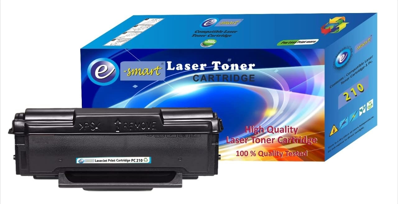 e-smart PC-210 for PC 210/ 210KEV Toner Cartridge Compatible Use in Pantum P2200, P2500, P2500W, M6500, M6500N, M6500W, M6500NW, M6550, M6550N, M6550W Printer.