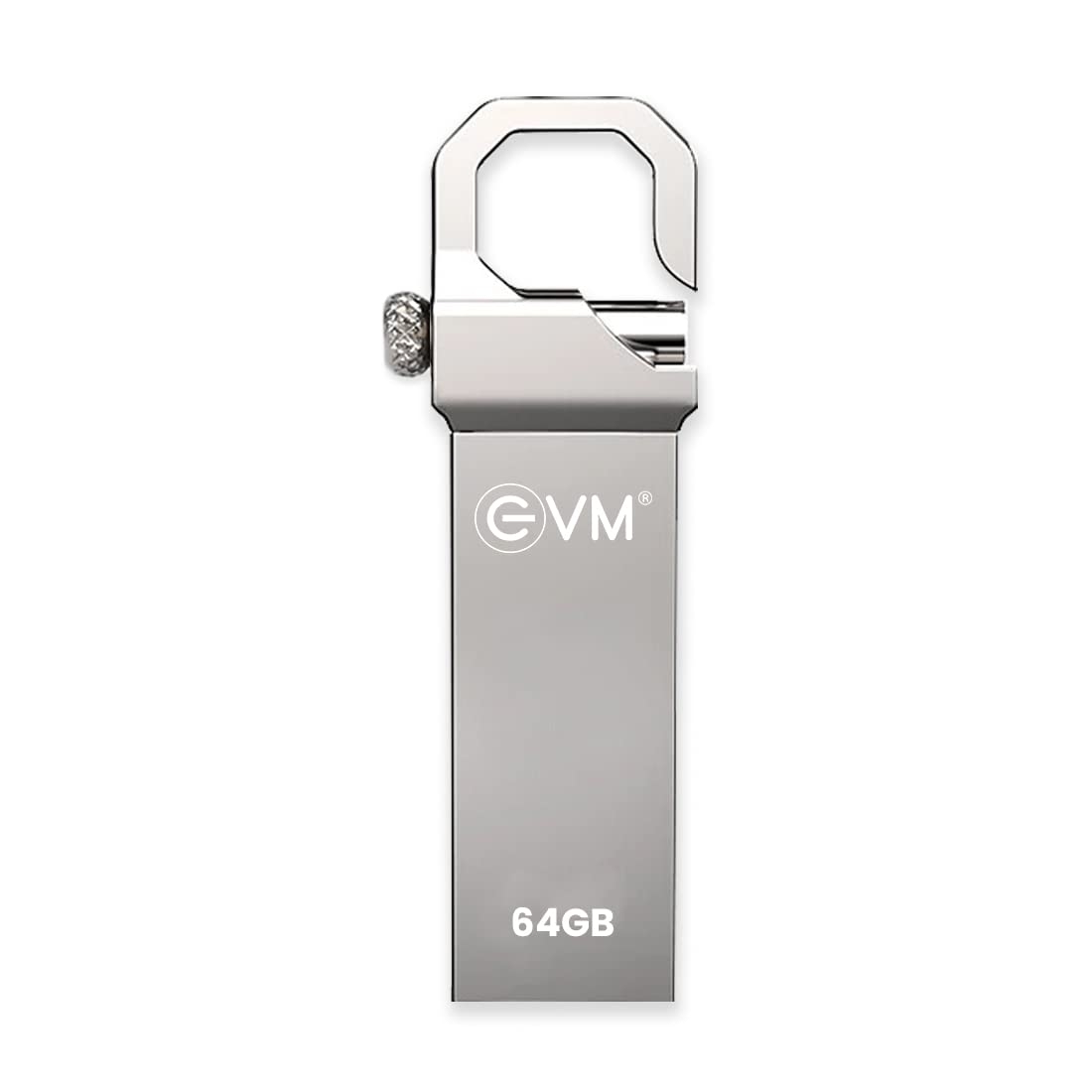 EVM EnStore 32GB Metal USB 2.0 Flash Drive - 15MB/s High Speed - Durable Metal Casing for Data Transfer (EVMPD/32GB)