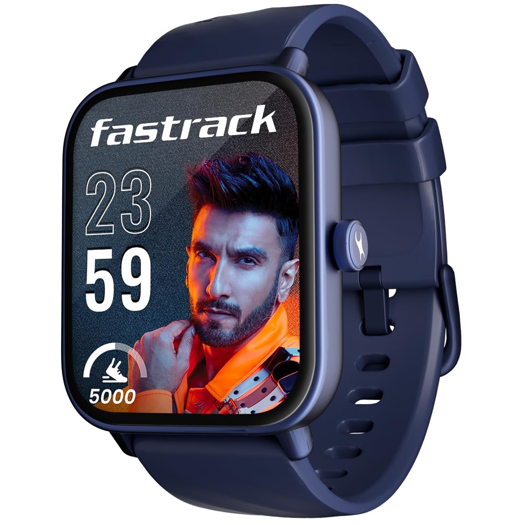 Fastrack Limitless FS1 1.95 Curve Display Smartwatch, BT v5.3, Alexa, 5 Day Battery, 100+ Sports Mode, 150+ Watchface