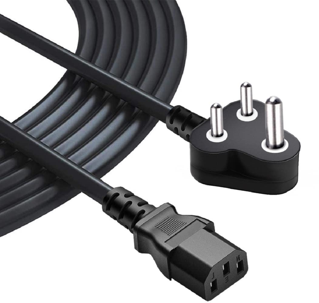 Computer Power Cord 3 Meter for PC/Printer/Monitor/SMPS | IEC Mains Power Cable