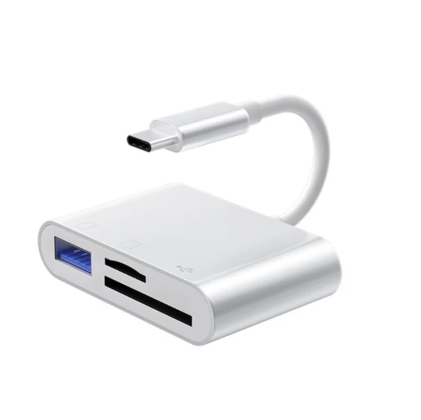 Type C OTG Card Reader USB Cable 3 in 1 SD/TF Card Reader USB Connector Data Transfer Flash Drive Disk OTG Adapter