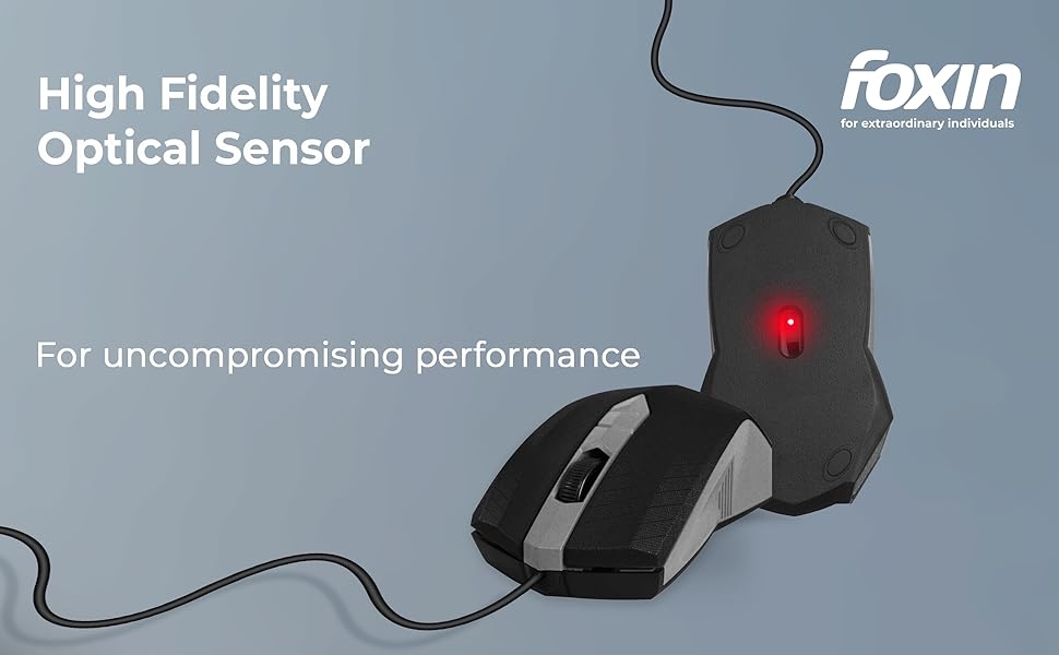 high fidelity optical sensor mouse, optical mouse