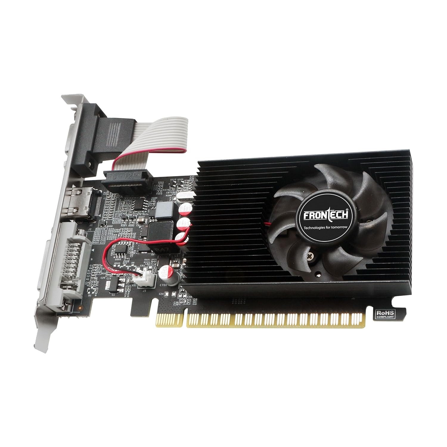 FRONTECH GT730-4GD3 Graphics Card | 4 GB DDR3 64 BIts PCI Express RAM, Gaming Graphics Card (GRP-0002)