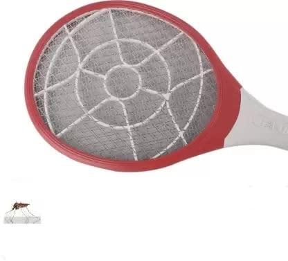 Fly Swatter Mosquito Repellent Bat Bug Zapper Rechargeable Racket, Electric Insect Fly Killer, 3-Layer Safety Mesh