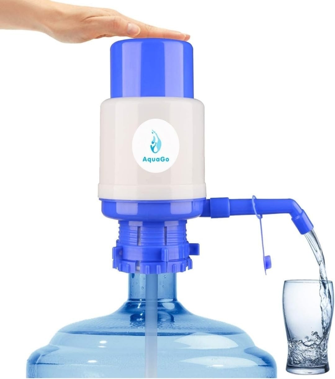 Aqua Pure Hand Press Manual Water Dispenser Pump for 20 Litre Bottle Multipurpose Use Office/School/Home