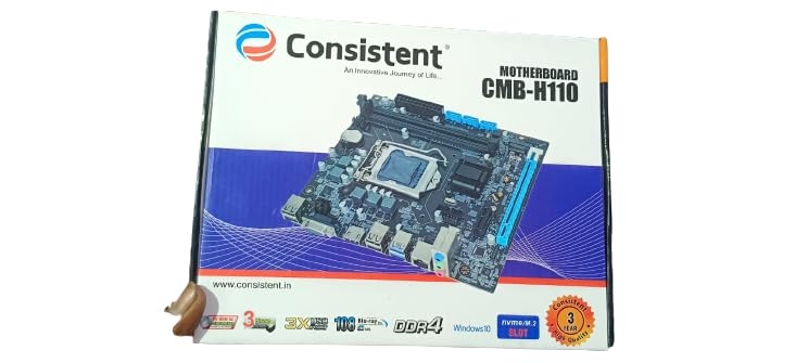 CONSISTENT H110 Motherboard | supports 6th-generation Intel Core i7/i5/i3/Pentium/Celeron processors Motherboards