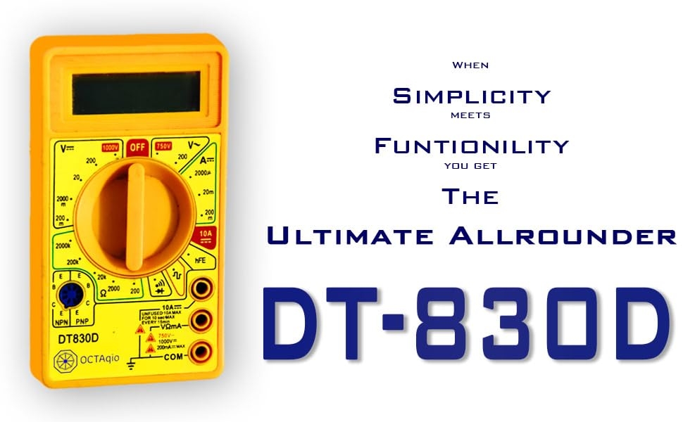 When simplicity meets funtionility you get the ultimate allrounder - dt-830d