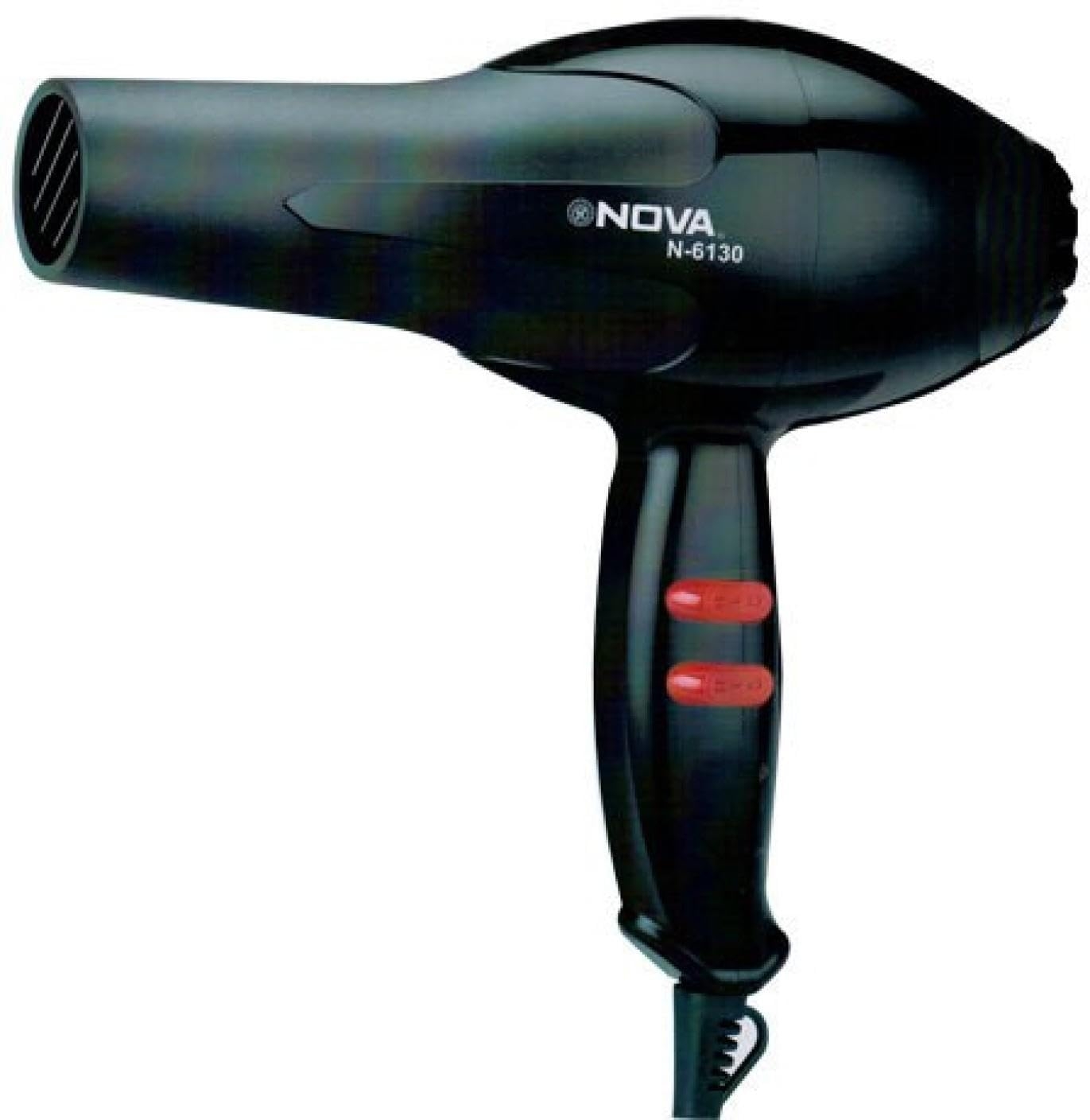 Nova N-6130 1800W Hair Dryer For Women | 1800 Watts Hair Styling Dryer | Corded (Black) Hair Dryers