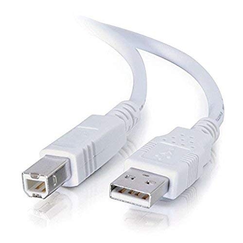 Terabyte USB 3.0 Printer Cable, A Male to B Male High speed Cord 1.5 Meter - Color white Compatible For HP, Canon, Epson, Samsung & Other Brands