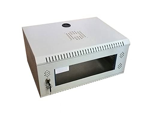 Hanutech 4U CCTV DVR Rack/NVR/Server/Network Rack Transparent Glass Door Metal Cabinet Box