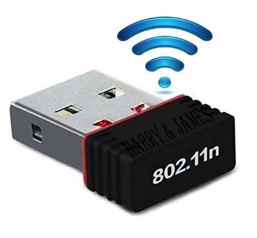 950 Mbps USB WiFi Adapter | Wireless Network Receiver Dongle for Laptop, Desktop, Windows XP/7/10 | 1 Year Warranty