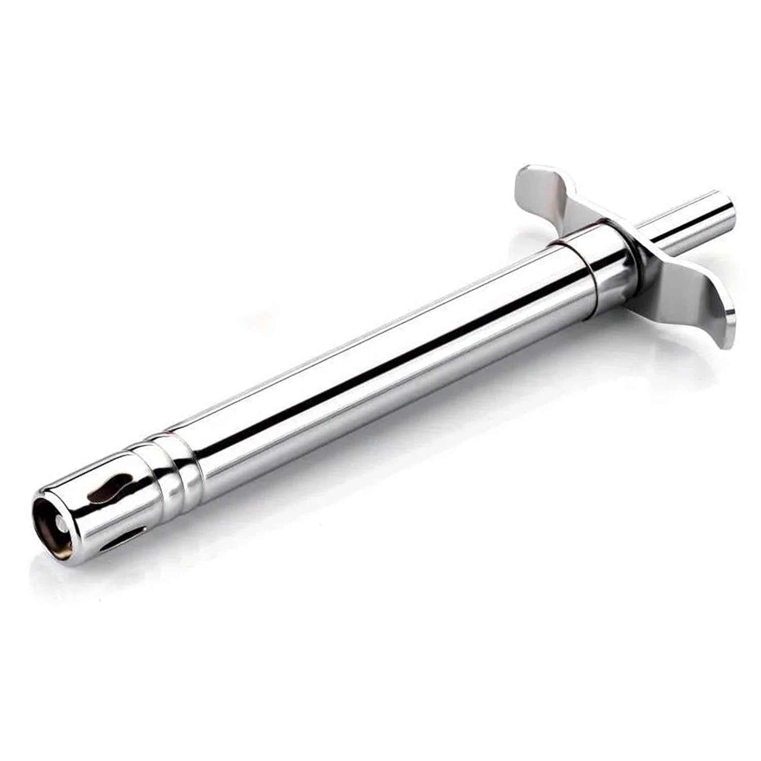 Hian Mishra's Stainless Steel Kitchen Gas Lighter - Ergonomic Design, Long-Reach Handle, Safe Ignition for Gas Stoves in Restaurants & Home Kitchens (Silver) (Metal Silver Lighter) Kitchen Tools