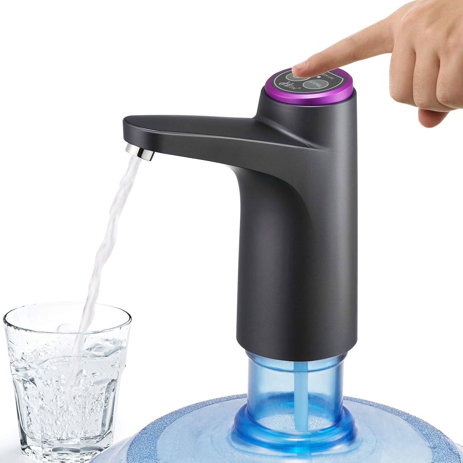 Automatic Water Dispenser Pump | Avoid Bacterial Retention & Portable Water Pump with Rechargeable Battery for Water Can
