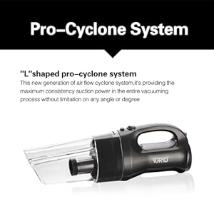 L shaped pro cyclone system