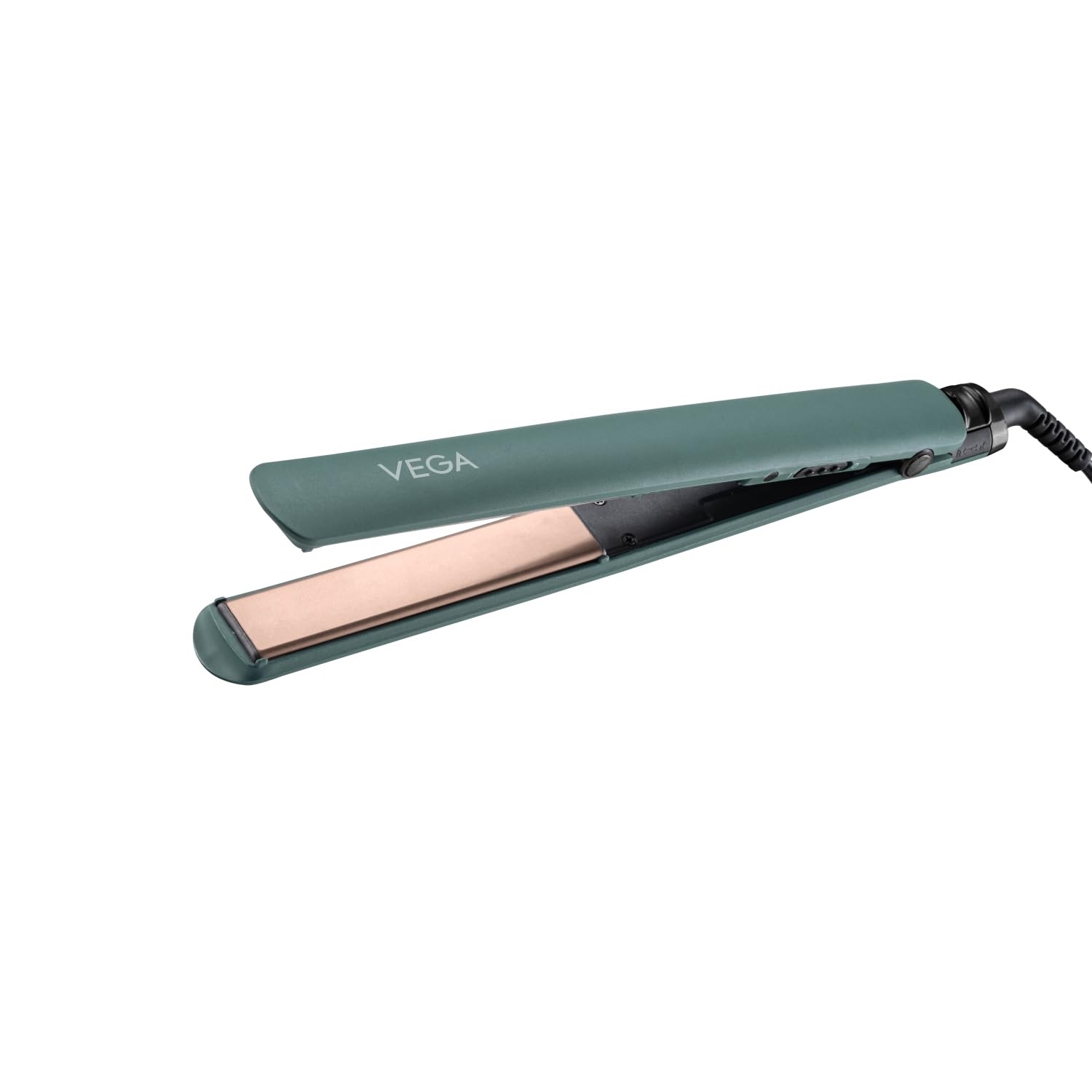 Vega Salon Smooth Hair Straightener with Ceramic Coated Plates, Quick Heatup for Women (VHSH-42) (Green)
