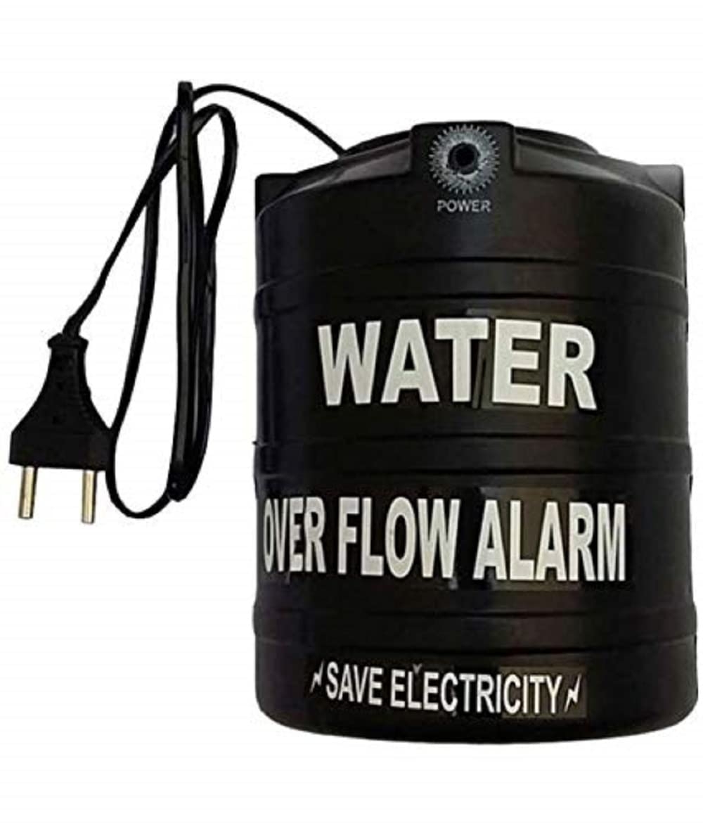 Water Tank Overflow Alarm Siren with Loud Human Voice, Wired Sensor Security System | Water Bell