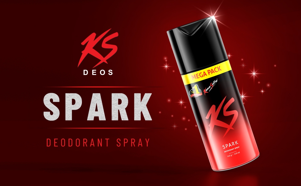 Kama Sutra Spark Deodorant Spray for Men,
