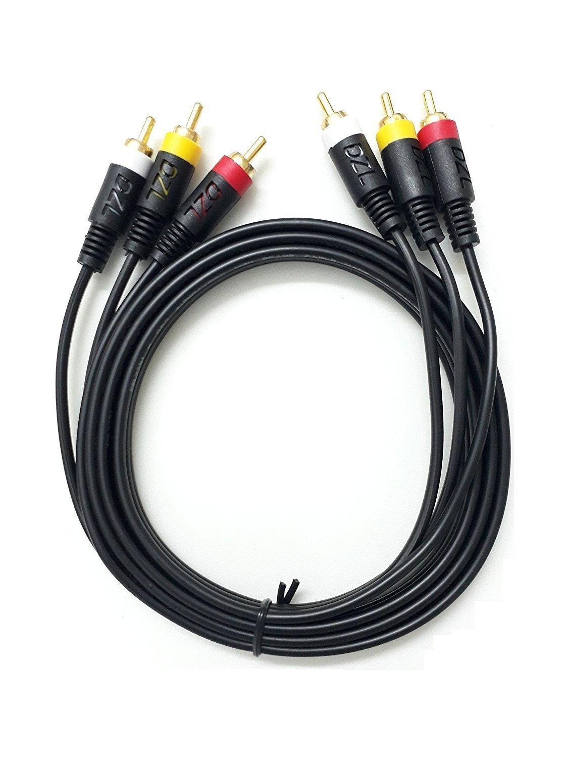 3rca Cable 3RCA Male to 3 RCA Male Composite Audio Video AV Cable line DVD AV Cable (3M)