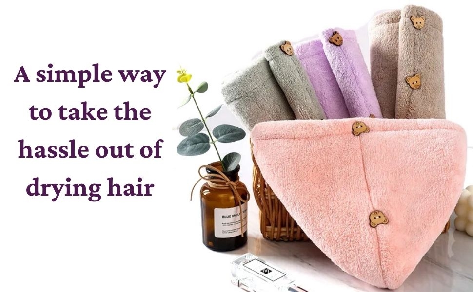 hair towel bath towel hair drying cap towel for hair