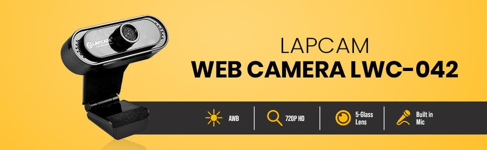Lapcam HD 720P Webcam