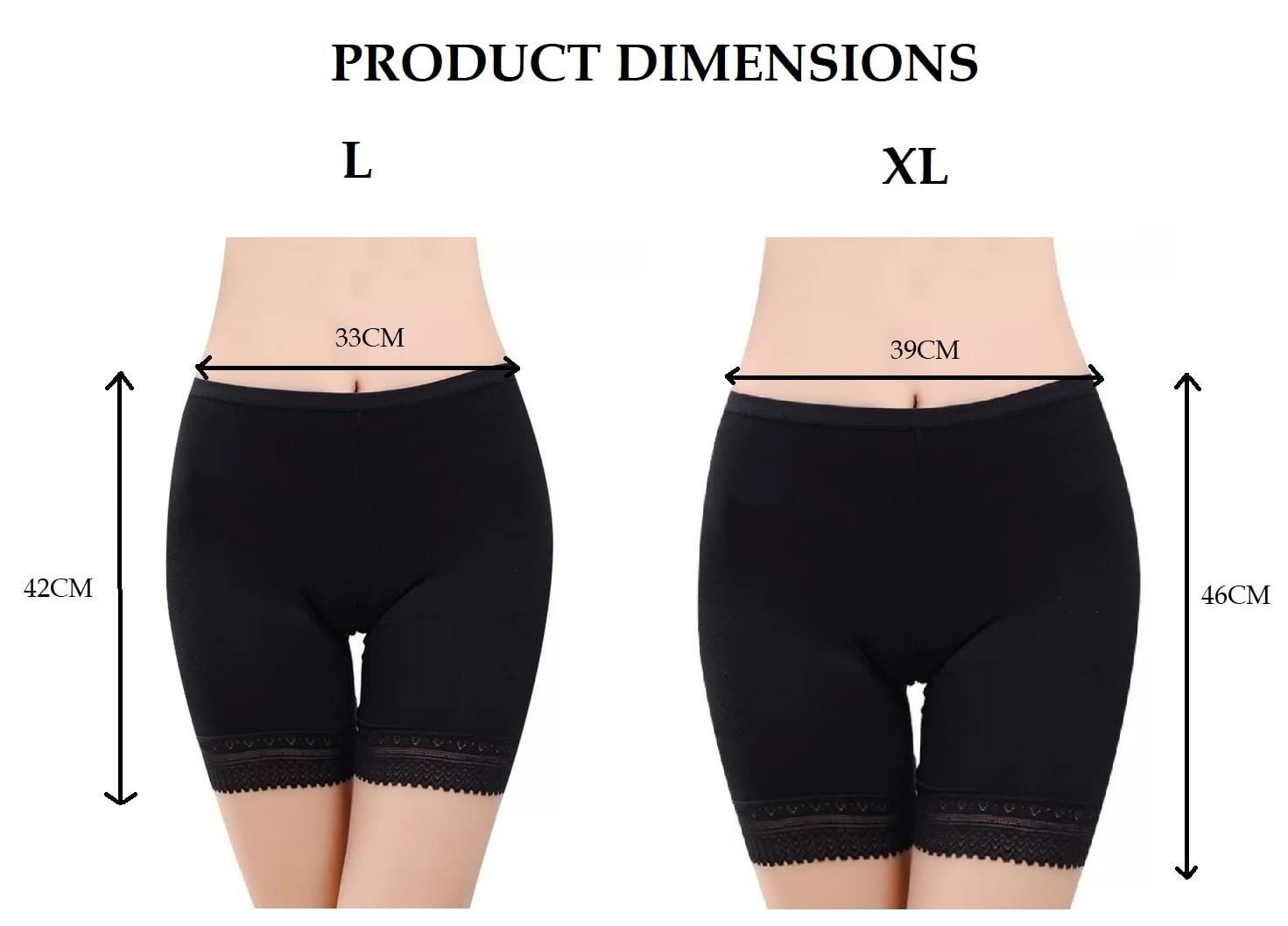 PLUMBURY Women Cotton Lycra Stretchable Lace Cycling Shorts | Under Skirt  Shorts - Dealclear.com