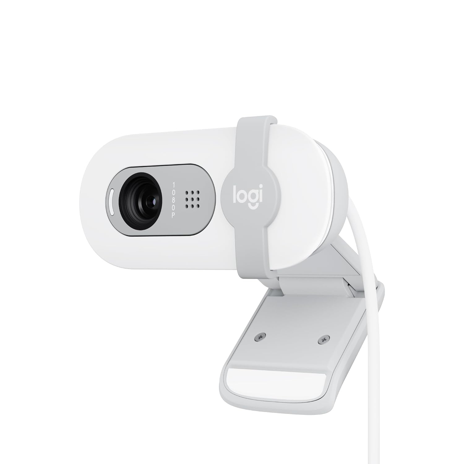 Logitech Brio 100 Full HD Webcam for Meetings, Streaming, Auto-Light Balance, Mic, USB-A, for Microsoft Teams, Google Meet, Zoom Webcams
