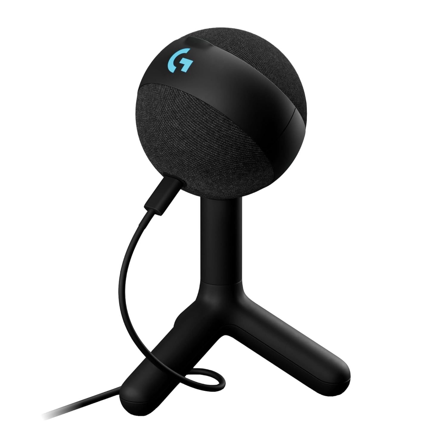 Logitech G Yeti Orb Condenser RGB Gaming Microphone with LIGHTSYNC, USB Mic for Streaming, Cardioid, USB Plug and Play for PC/Mac - Black Wired Microphones