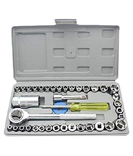 Automobile Box Wrench Sleeve Suit Auto Car Repair Hardware 40 in 1 Pcs Tool Kit & Screwdriver & Socket Set