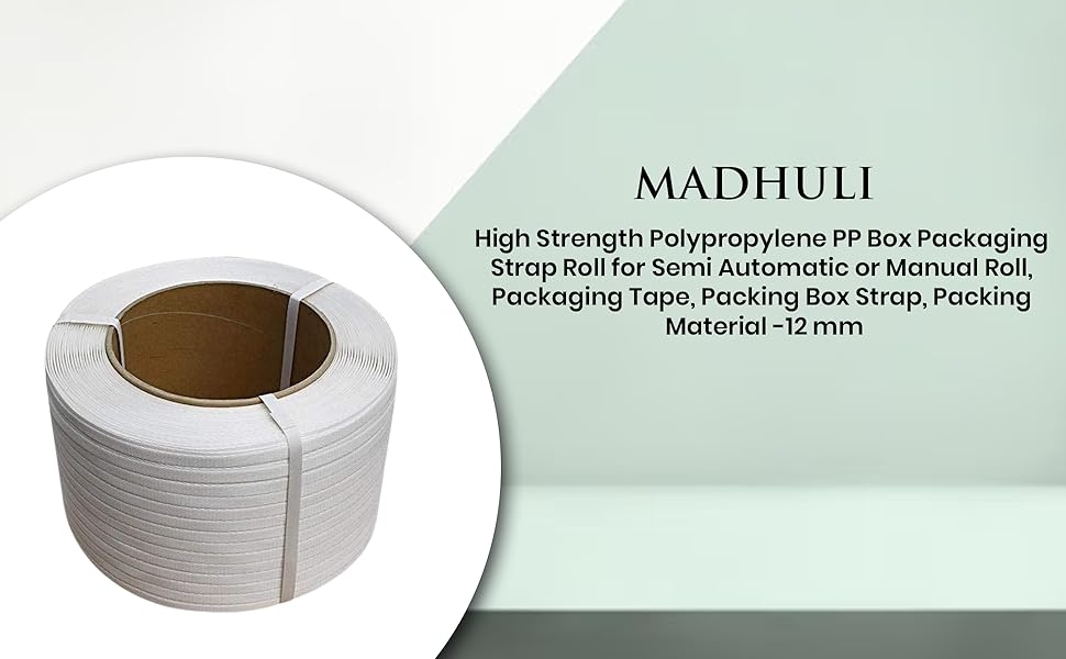 Strapping Roll, High Strength Polypropylene PP Box Packaging Strap Bundling Strapping SPN-REESC