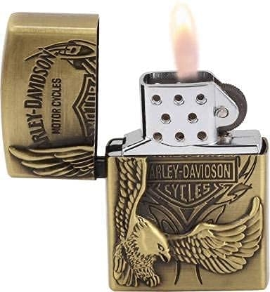 meesa Metal Eagle Cigarette Lighter With Vintage Flip Top Cigarette Lighter