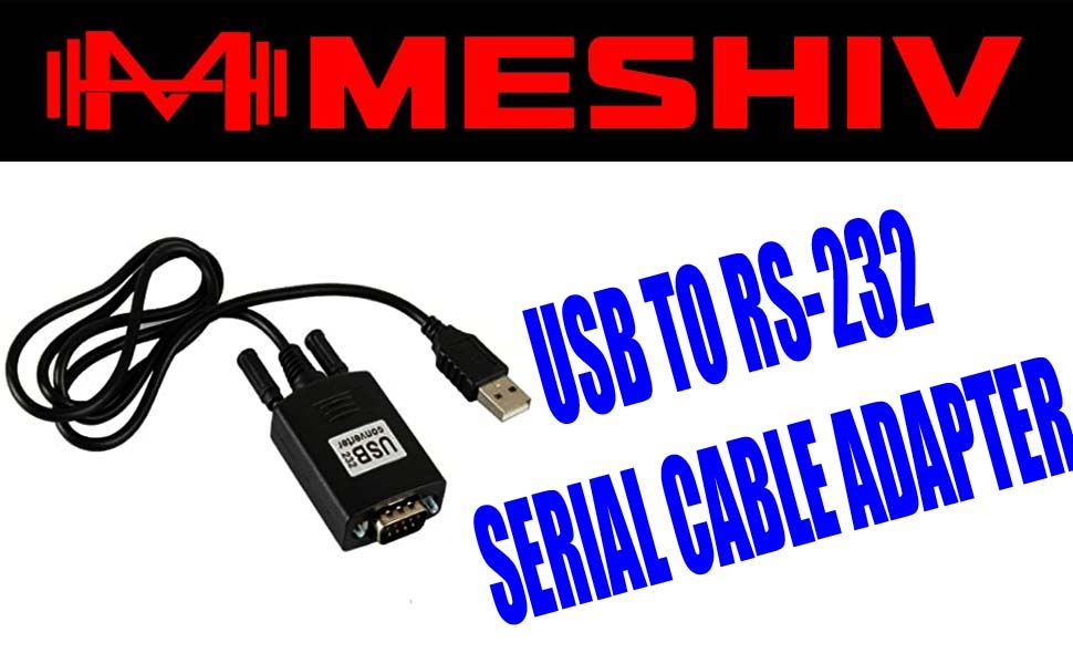 usb to rs-232 serial cable adapter