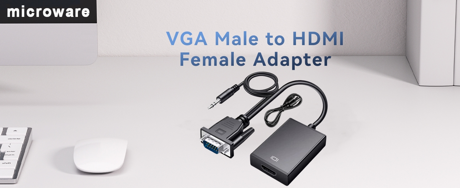 vga to hdmi converter with audio
