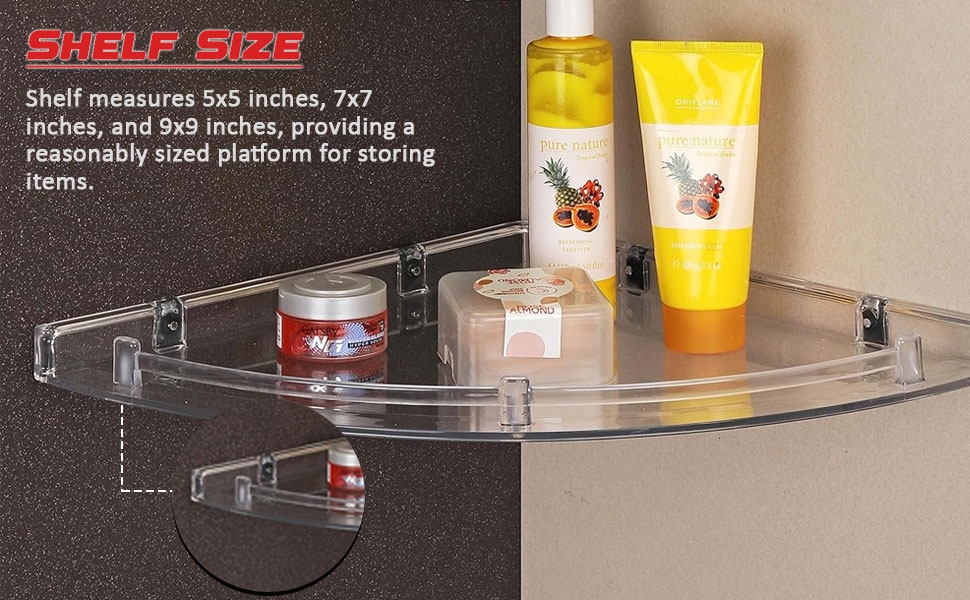 SPN-JGSP Acrylic Bathroom Shelves