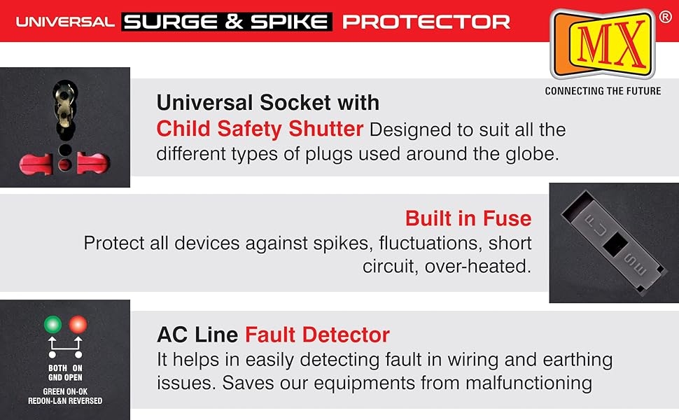 power Extension Cords & Surge Protectors -SPN-UOA6A